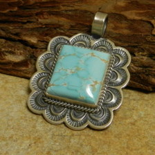 Navajo Gary Reeves ナンバーエイトTQペンダントトップ画像