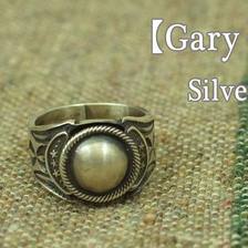 Navajo Gary Reeves シルバー リング画像