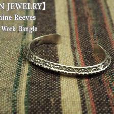 Navajo Sunshine Reeves スタンプワークス バングル画像