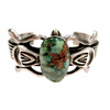 Navajo F.L.Begay SILVER & TURQUOISE SANDCAST BLACELET画像