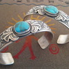 Navajo Gary Reeves ターコイズバングル Bisbee画像