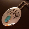 Hopi Bobby Tewa ベアパウペンダント画像