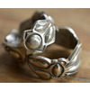 Navajo Ray Adakai Double Stamp Ring Cutting Edge画像