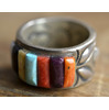 Navajo Ray Adakai Inlay Ring画像
