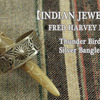 Fred Harvey Style Thunder Bird シルバーバングル画像