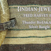 Fred Harvey Style  Thunder Bird&Arrow シルバーバングル画像