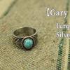 Navajo Gary Reeves ターコイズ シルバー リング画像