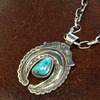 Navajo Gary Reeves ターコイズペンダント画像