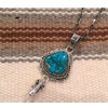 Navajo Bennie Ration ターコイズペンダント画像