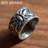 Navajo Ray Adakai Double Stamp Ring Size M(19号)画像