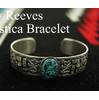 Navajo Gary Reeves スワスティカ ターコイズバングル画像