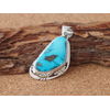 Navajo Phillip Sanchez ハイグレード・モレンシ・ターコイズ ペンダントトップ画像