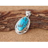Navajo Phillip Sanchez オールド・スリーピングビューティ・ターコイズ ペンダントトップ画像
