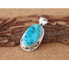 Navajo Phillip Sanchez オールド・スリーピングビューティ・ターコイズ ペンダントトップ画像
