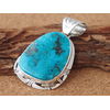 Navajo Phillip Sanchez キングマン・ターコイズ ペンダントトップ画像