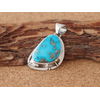 Navajo Phillip Sanchez キングマン・ターコイズ ペンダントトップ画像