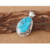 Navajo Phillip Sanchez キングマン・ターコイズ ペンダントトップ画像