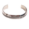 Navajo Francis Jones #02-0021 NAVAJO 1TRACK EDGEPLATE BRACELET 12mm画像