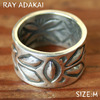 Navajo Ray Adakai Double Stamp Ring Size M(19号)画像