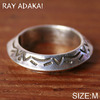 Navajo Ray Adakai Triangle Ring Straight Size M(19号)画像