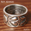 Navajo Ray Adakai Double Stamp Ring Size L(21号)画像