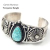 Navajo Calvin Martinez ターコイズ バングル画像