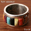 Navajo Ray Adakai Inlay Ring Size M(19号)画像