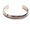 Navajo Francis Jones #02-0021 NAVAJO 1TRACK EDGEPLATE BRACELET 12mm画像