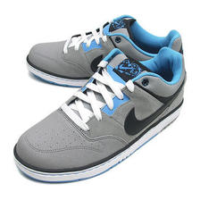 NIKE AIR ZOOM CUSH ミディアムグレー/ブラック/ヴィヴィットブルー 325333-001画像