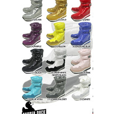 RUBBER DUCK SNOWJOGGERS MID LADIE'S SPORTY SHINY PU (PATENT) 2800190画像