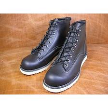 REDWING 2913 LINEMAN BOOTS Black "Chrome" Traction Tred画像