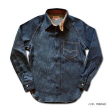 DELUXEWARE 7640 40s DENIM SHIRT画像