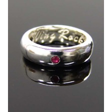 WING ROCK 甲丸リング-ルビー R-I-R画像