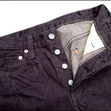 FULLCOUNT 1734 タイトブラックジーンズ画像