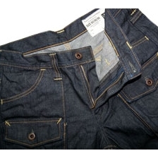 FOB FACTORY F0311 デニムオフィサーブッシュパンツ画像