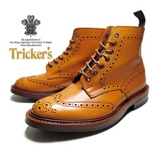 Tricker's M5634 57 BROGUE BOOTS STOW ACORN ANTIQUE画像