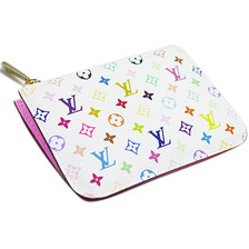 LOUIS VUITTON ポシェット・クレ WHITExLITCHI画像