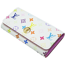 LOUIS VUITTON ミュルティクレ4 WHITExLITCHI画像