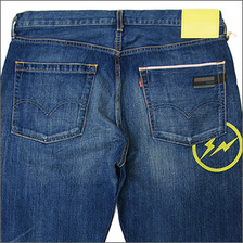 Fragment Design &times; Levi's Fenom 360 Light oz デニム Yellow Sunderys Rock Used画像