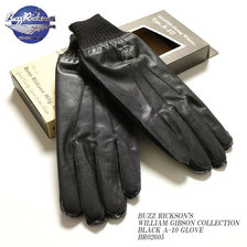 Buzz Rickson's WILLIAM GIBSON COLLECTION BLACK A-10 GLOVE BR02605画像