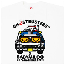 A BATHING APE NFS限定 GHOSTBUSTERS CAR Tシャツ WHITE画像