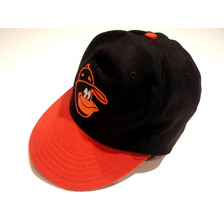 COOPERSTOWN BALL CAP CO. 1966 baltimore orioles vintage baseball cap/black x orange画像