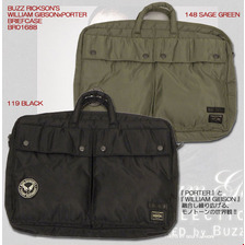Buzz Rickson's WILLIAM GIBSON &times; PORTER BRIEFCASE BR01688画像