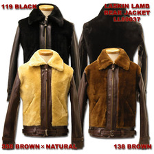 INDIAN MOTORCYCLE LASKIN LAMB  BEAR JACKET LL80037画像