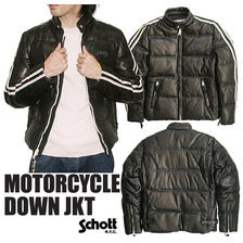 Schott MOTORCYCLE DOWN JACKET 3191036画像