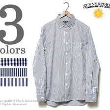 SUNNY SPORTS ブロードボタンダウンシャツ SN-09FW-13画像