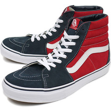 VANS CLASSICS SK8-HI navy/red VN-0D5IY9T画像