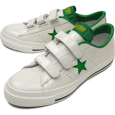 CONVERSE ONE STAR V-3 OX ホワイト/グリーン 32346124画像