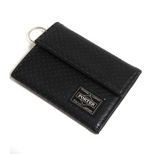 ESSENTIAL DESIGNS &times;PORTER &times;ARKNETS 別注パンチングレザー3つ折りウォレット E1234810画像