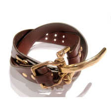 COLONEL LITTLETON No.5 CLINCH BELT brown画像